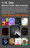 HK9 Pro Max + reloj inteligente, dispositivo con memoria de 1GB, inteligencia Artificial, Control de fotos, múltiples modos deportivos, AMOLED, novedad de 2024 - details 6