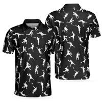 Ropa Haruku de manga corta con estampado 3D de camuflaje para hombre, camisetas de golf de moda, polo con botones, tops de gran tamaño - details 10