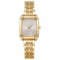 Nuevo Reloj informal con banda de acero para mujer, esfera cuadrada, reloj de pulsera de cuarzo para estudiante - details 22