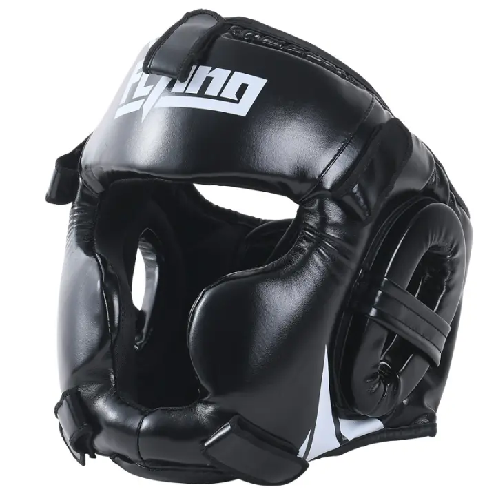 Casco de boxeo Muay Thai MMA para niños y adultos, equipo de entrenamiento con máscara de Taekwondo, artes marciales, Sparring, Protector de cabeza, nuevo - 1