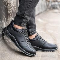 Zapatos de trabajo de seguridad con aislamiento de 6KV para hombres y mujeres, zapatos de cuero negros impermeables, zapatos de cocina antideslizantes, botas indestructibles - details 10