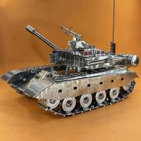 Tanque de batalla principal chino T99 de acero inoxidable, modelo de aleación 1:32, adornos, juguetes terminados - details 16