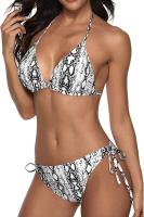 Traje de baño de vacaciones casual de bikini de tres puntos dividido para mujer profesional - details 39