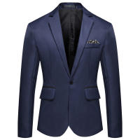 Chaqueta de traje para hombre, abrigo deportivo ajustado - details 7