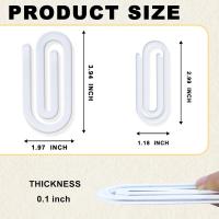 10 Uds. Marcapáginas acrílicos DIY, adornos en blanco para sublimación, Clips de papel acrílicos, marcapáginas transparentes sin terminar - details 0
