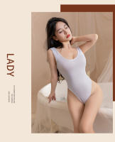 Lencería erótica transparente pelo expuesto ropa ajustada SM mono de corte abierto xxx18 chica caliente tamaño completo mujer ropa sexo - details 9
