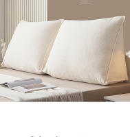 Almohada de cuña pequeña para cabecera, almohada de lectura para sentarse en la cama, respaldo para adultos, cojín triangular, cojín para sofá cama - details 16
