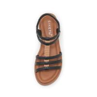 Sandalias de mujer zapatos planos - cómodo verano elegante casual elástico tobillo slip on playa caminar sandalia - details 26
