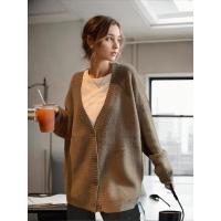 Pendientes de moda de estilo coreano sueltos con cuello en V para mujer otoño 2024 - details 7