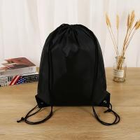 Mochila de nailon resistente con cordón para actividades al aire libre, ideal para regalos, fiestas, viajes, yoga, gimnasio, campamentos y senderismo - details 1