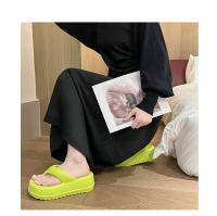 Nuevas chanclas de EVA para mujer, zapatillas frías de suela gruesa, ropa de verano que aumenta las zapatillas de playa de suela blanda - details 18
