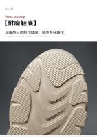 2025 primavera otoño nuevos zapatos deportivos y de ocio para correr de papá negro de suela gruesa China - details 2