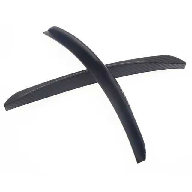 Guardabarros de Coche SUV de Fibra de Carbono 2pcs 24.5cm Protector de Guardabarros de Rueda Arco - 1