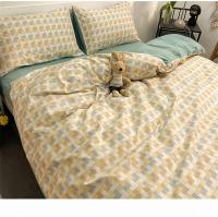 Juego de Ropa de Cama de Algodón Puro de Alta Calidad para el Hogar con Funda de Edredón de Manga Reina 100% Algodón Amigable con la Piel con Sábanas y Fundas de Confort - details 15