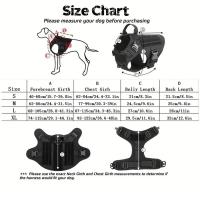 Collar grande, juego de arnés y correa para perros, chaleco para mascotas, arneses tácticos de pastor alemán para perros pequeños - details 1