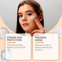 Crema protectora diaria para exteriores, hidratante, refrescante, no grasa, para protección facial y corporal - details 8