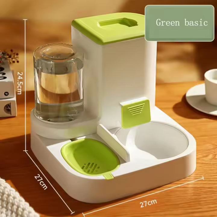 Comedero automático para gatos, dispensador de agua, cuenco de comida para perros, suministros para mascotas - 1