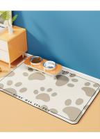 Alfombrilla antideslizante para alimentación de mascotas, tapete absorbente a prueba de fugas para comida y cuenco de agua, fácil de limpiar, 1 unidad - details 11