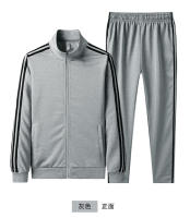 Traje deportivo de otoño e invierno para hombre, traje deportivo informal para exteriores con cuello levantado - details 11