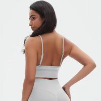 Top sin costuras Nylon de secado rápido Color sólido Adecuado para yoga y estiramientos Deportes profesionales - details 25