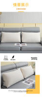 HEHUAI HT Cojín de Espalda de Algodón 100% Diseño de Almohada de Lectura Triangular - details 7