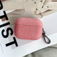 Funda protectora vaquera con patrón de tela para auriculares AirPodsPro2, 2022, 2023, hebilla de cinturón de PU - details 3