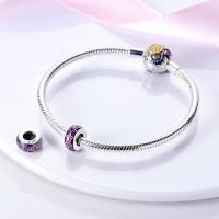 Encanto de Cuentas de Plata de Ley S925 100% Originales para Mujer Joyería DIY Material Principal de Zirconio Pulsera Ajuste de 3mm - details 32