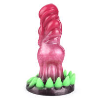 Juguetes sexuales, silicona líquida base luminosa monstruo consolador músculo femenino masturbador suave anal plug juguetes sexuales grandes - details 6