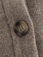 Cárdigan de Punto para Mujer Cálida Moda de Abrigo Corto con Botón - details 5
