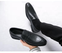 Mocasines, zapatos sin cordones, zapatos formales sin cordones de estilo británico, zapatos de hombre - details 8