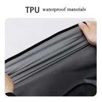 Delantal de Cocina Impermeable Resistente al Aceite PVC Delantal de Trabajo Negro Transparente - details 5
