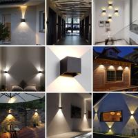 RXUNS Lámpara de Pared LED de Aluminio Impermeable 3.9" 12W 3000K Blanco Cálido Moderno para Interiores y Exteriores - details 6