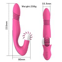 Vibrador de Lengua Telescópica Dildo Caliente para Estimulación Clitoriana y Punto G - details 6