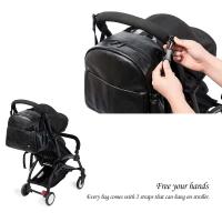Soboba Pañal grande y sólido con correas para mochila para madres a la moda - Bolsa para cambiar pañales impermeable - details 3