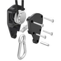 Gancho de Ratchet Ajustable para Cuerda 1Par Máximo Peso 150lbs/68kg Gancho de Poli para Levantador y Ensamblaje de Barra de Herramientas - details 2