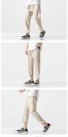 2024 Pantalones de talla grande estilo chino pantalones de lino para hombres pantalones de lino de algodón para hombres Leggings - details 15