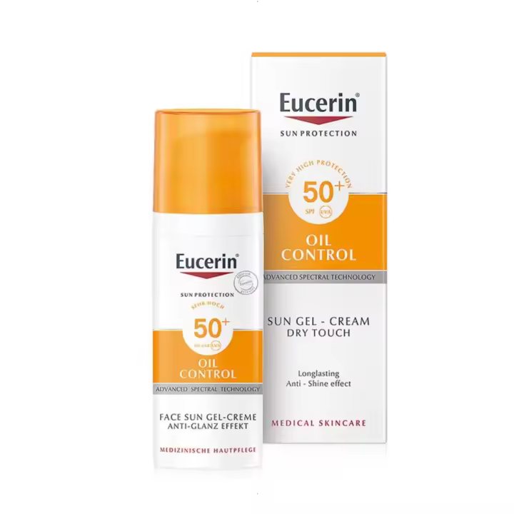 EUCERIN PROTECCIÓN SOLAR 50+ GEL CREME ROSTRO ACEITE 50 ML - 1
