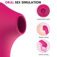 Succionador de clítoris, vibrador de succión de vagina, estimulador de vacío de clítoris femenino ​ Juguetes sexys para pezones para adultos 18 producto masturbador para mujeres - details 1