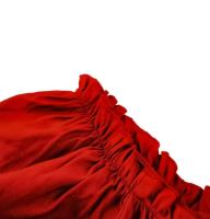 Vestido Rojo de Fiesta de Cuañas Retro 2024 Sexy Escote en V, Cintura Elástica, Pleces - details 15