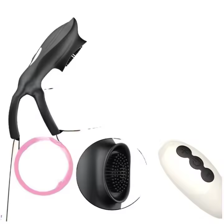 Embalaje privado SEXY Anillo de vibración para eyaculación retardada Control remoto de silicona Masturbador masculino Estimulación del punto G del clítoris Juguetes sexuales para hombre - 1