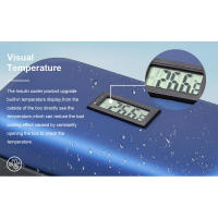 Refrigerador de insulina para diabéticos, estuche refrigerador con termómetro, 2 paquetes de hielo, medicamentos aprobados por la TSA - details 1