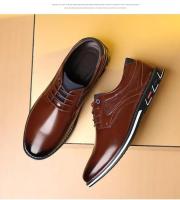 Zapatos de Cuero para Hombres Zapatos Casuales con Suela Gruesa Resistentes al Desgaste - details 13