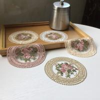 Posavasos de Encaje Vintage de 12cm Estilo Europeo Anti-Escaldado Ideal para Tazas de Café y Platos de Mesa - details 1