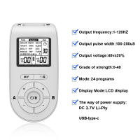 Estimulador de Músculo Eléctrico con 24 Modos y 40 Niveles de Intensidad Saludable para Piel Normal Terapia de Méridianos y Masaje Instrumento de Fisioterapia - details 5