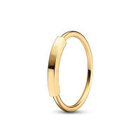 Anillo chapado en oro con circonita brillante para mujer, joyería de Boutique Original con forma de corazón de princesa Wishbone, novedad de 2024 - details 5