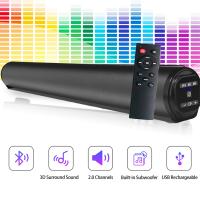 Barra de sonido inalámbrica con Bluetooth, sistema de altavoces con cable, sonido estéreo envolvente para cine en casa, proyector de TV - details 6
