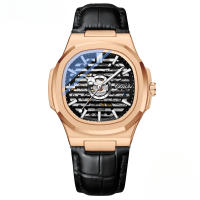 Reloj mecánico automático para hombres reloj mecánico luminoso impermeable - details 6