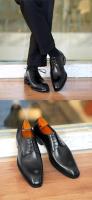 Zapatos de cuero viejos de moda con cabeza cuadrada - details 12