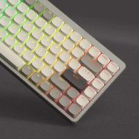 143 Keys Custom Shine Through Slim Keycap Low Profile Double Shot PBT Keycaps for Cherry MX Switches nical Gaming Keyboard - details 0