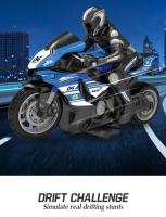 Moto de Carreras RC para Niños Scooter Eléctrico de Alta Velocidad 4 Canales Modelo de Regalo 1/6″ - details 19